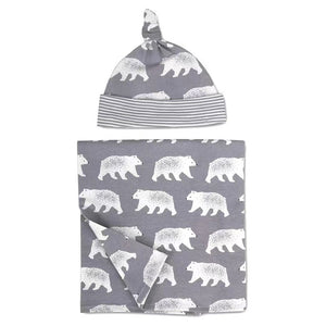 Bears - 2 Piece Swaddle Set